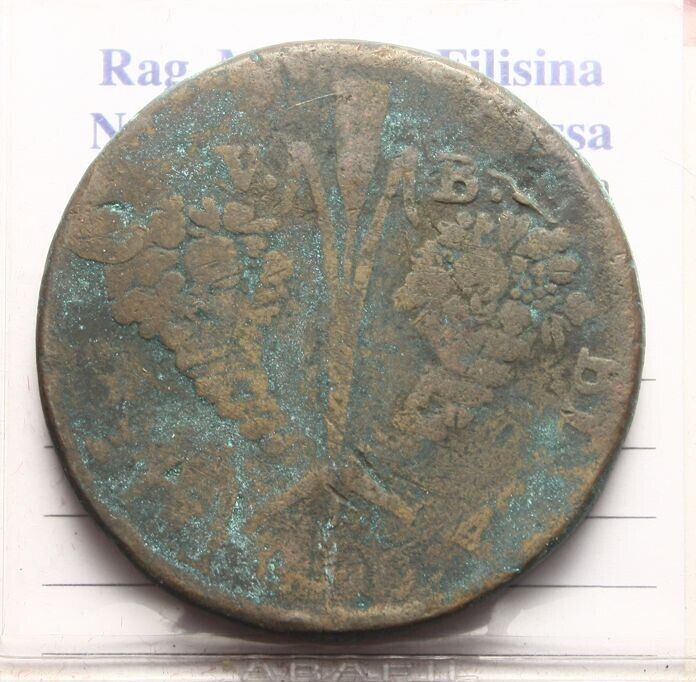 NL* REGNO DI SICILIA FERDINANDO III 10 GRANI RAME 1814 come da foto