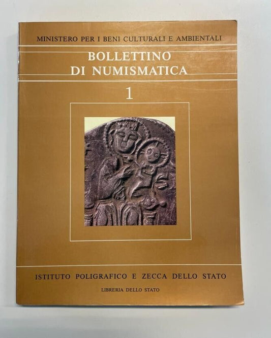 NL*Libro BOLLETTINO DI NUMISMATICA VOLUME 1  IPSZ Ministero beni culturali