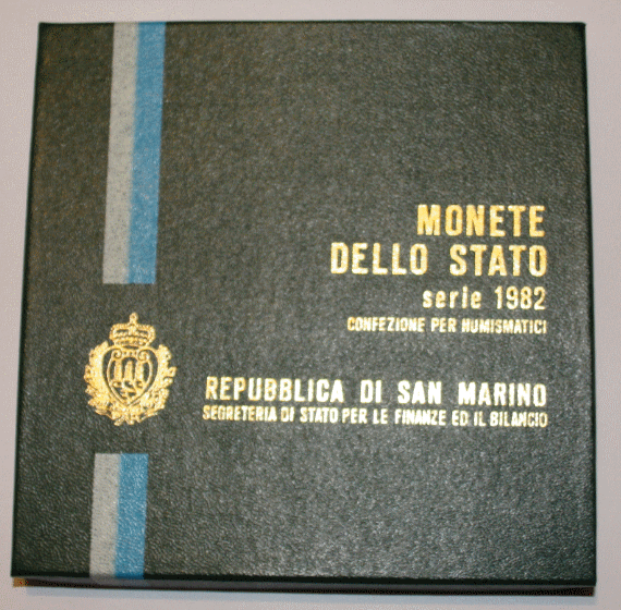 NL* San Marino Serie Divisionale 1982 9 Valori FIOR DI CONIO FDC SET ZECCA