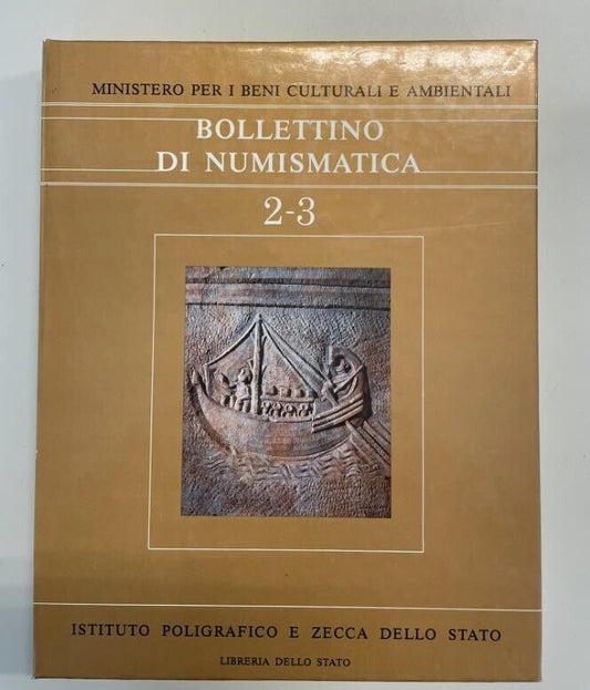 NL*Libro BOLLETTINO DI NUMISMATICA VOLUME IPSZ Ministero beni culturali VOL 2-3